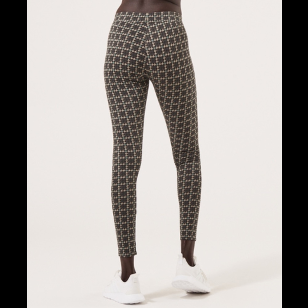 Pact houndstooth print leggings sustainable small